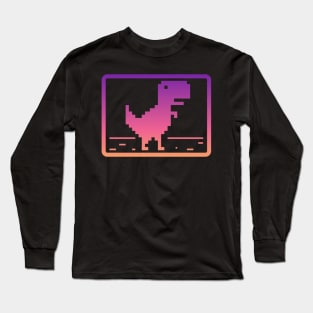 Chrome Offline Dinosaur No internet Long Sleeve T-Shirt